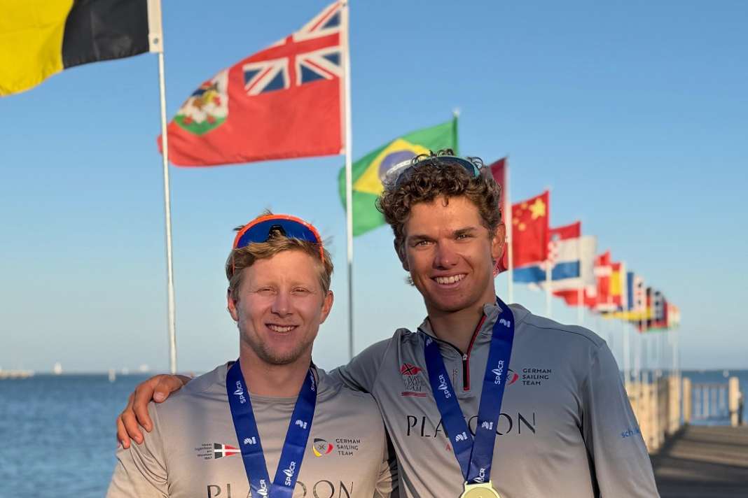 Une médaille d'or d'essai pour Richard Schultheis et Fabian Rieger : le duo de la classe 49er a remporté la régate « San Pedro Olympic Classes » sur le site olympique de LA28.