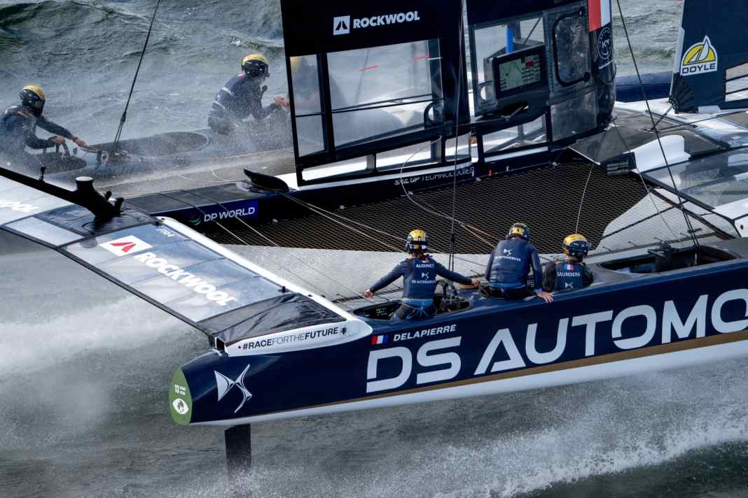 Das DS Automobiles SailGP Team France war am Samstagabend in Sassnitz in aller Munde. Quentin Delapierre und Les Bleus haben den Liga-Speedrekord fulminant hochgeschraubt.