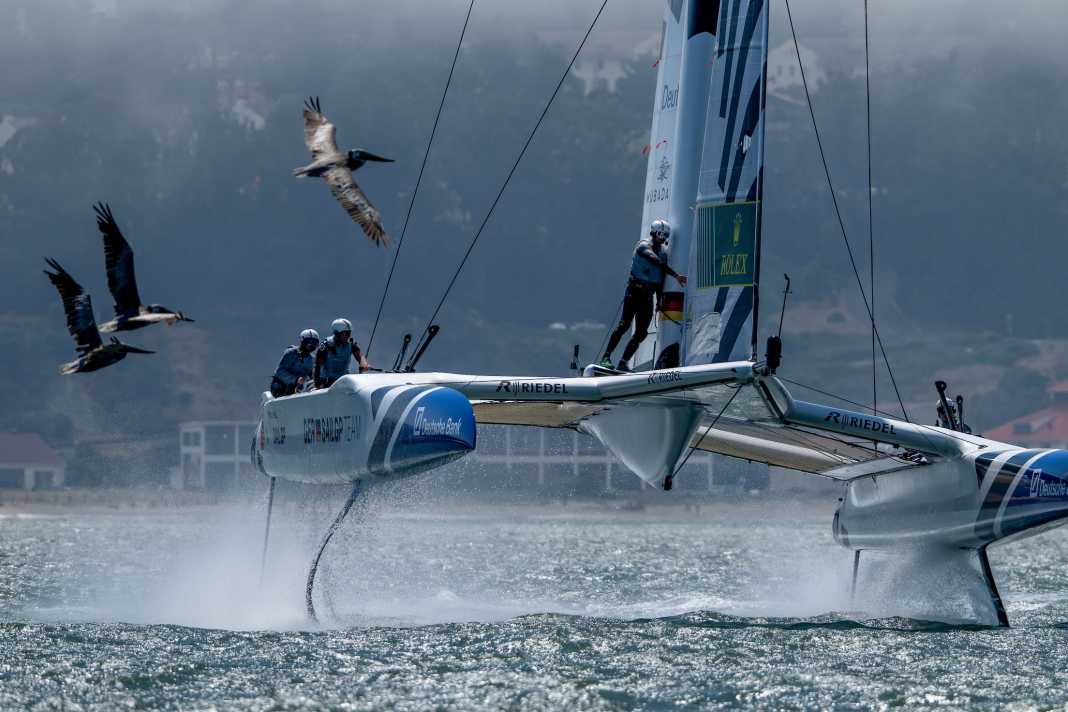 The Germany SailGP Team at the final of the fourth season in San Francisco.