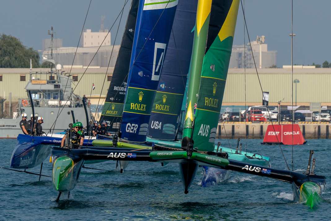 Team Germany suit ici les Australiens.