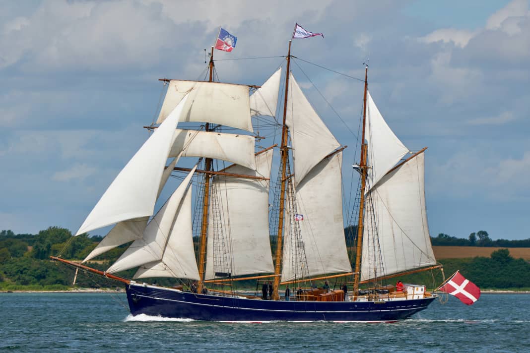 Was für ein Anblick: Dänische Traditionssegler besuchten in dieser Woche Middelfart, Assens, Dyvig, Ærøskøbing, Faaborg und Svendborg und zogen 50.000 Besucher in ihren Bann