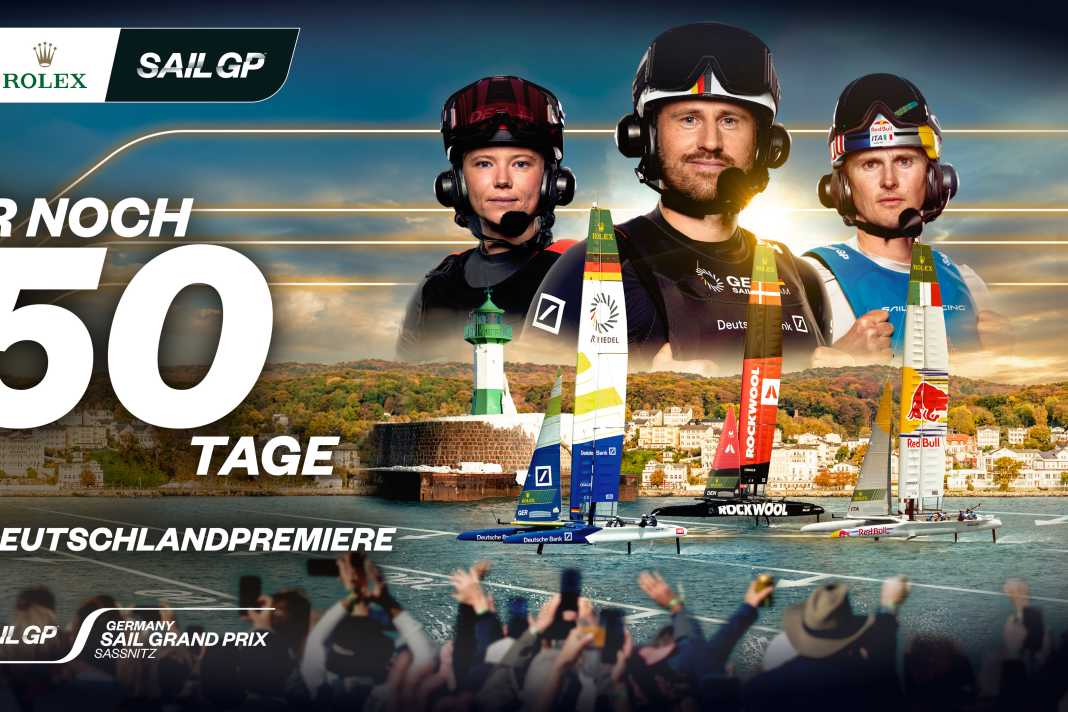 Le compte à rebours pour la première de SailGP en Allemagne à Sassnitz a commencé.