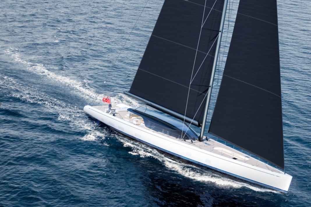 Premiers rendus du nouveau SwanAlloy 44 de 43,50 mètres de long, conçu par le Britannique Malcolm McKeon.