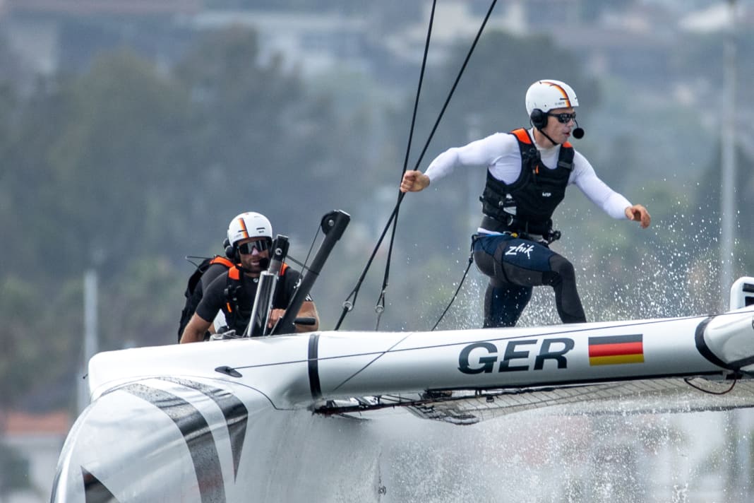Steiler Weg für das Germany SailGP Team beim Einstieg in die Weltliga des Profisegelsports
