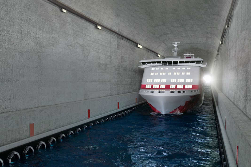 In Planung: der weltweit erste Tunnel für Kreuzfahrtschiffe in Norwegen