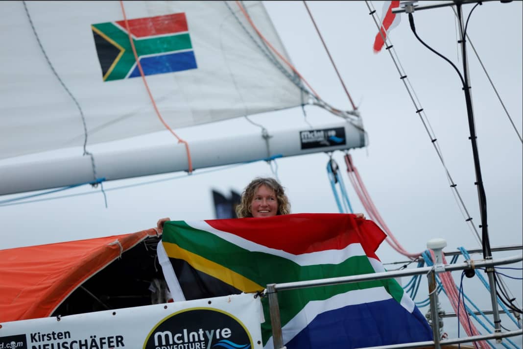 Ankunft am Freedom Day von Südafrika