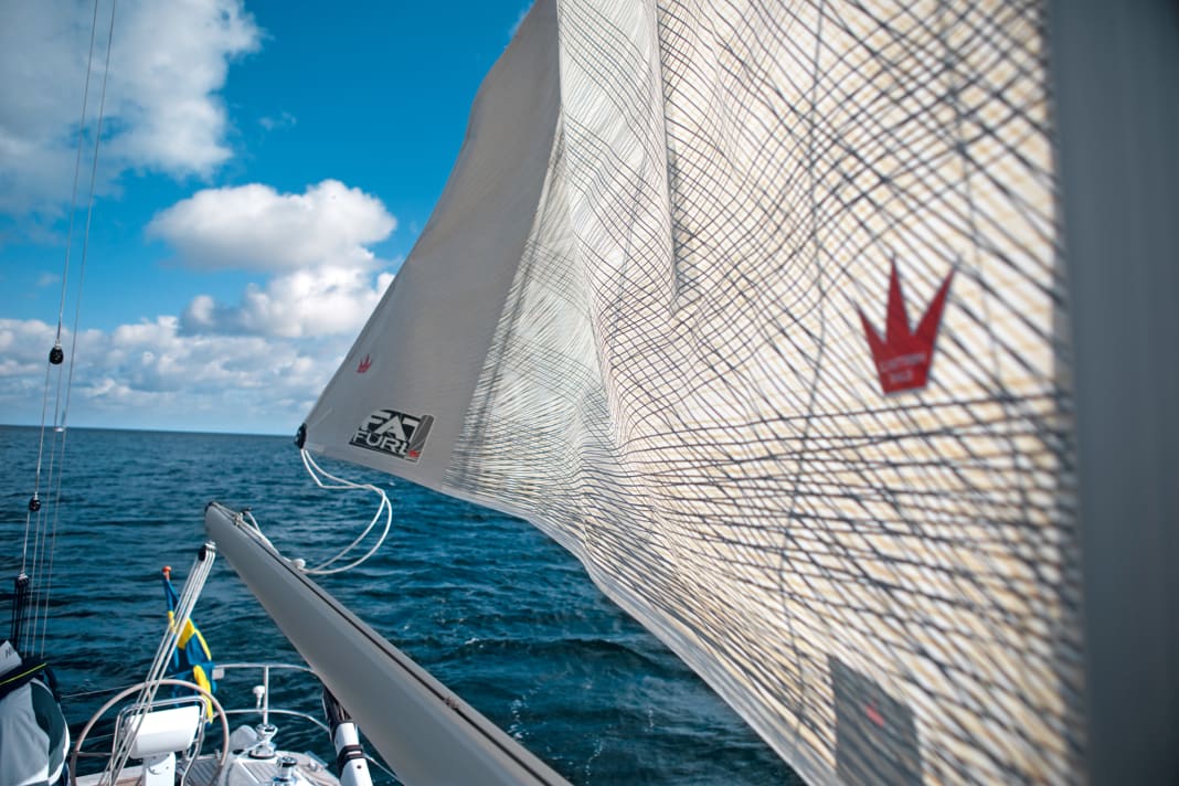 Recuperation voile shop de bateau