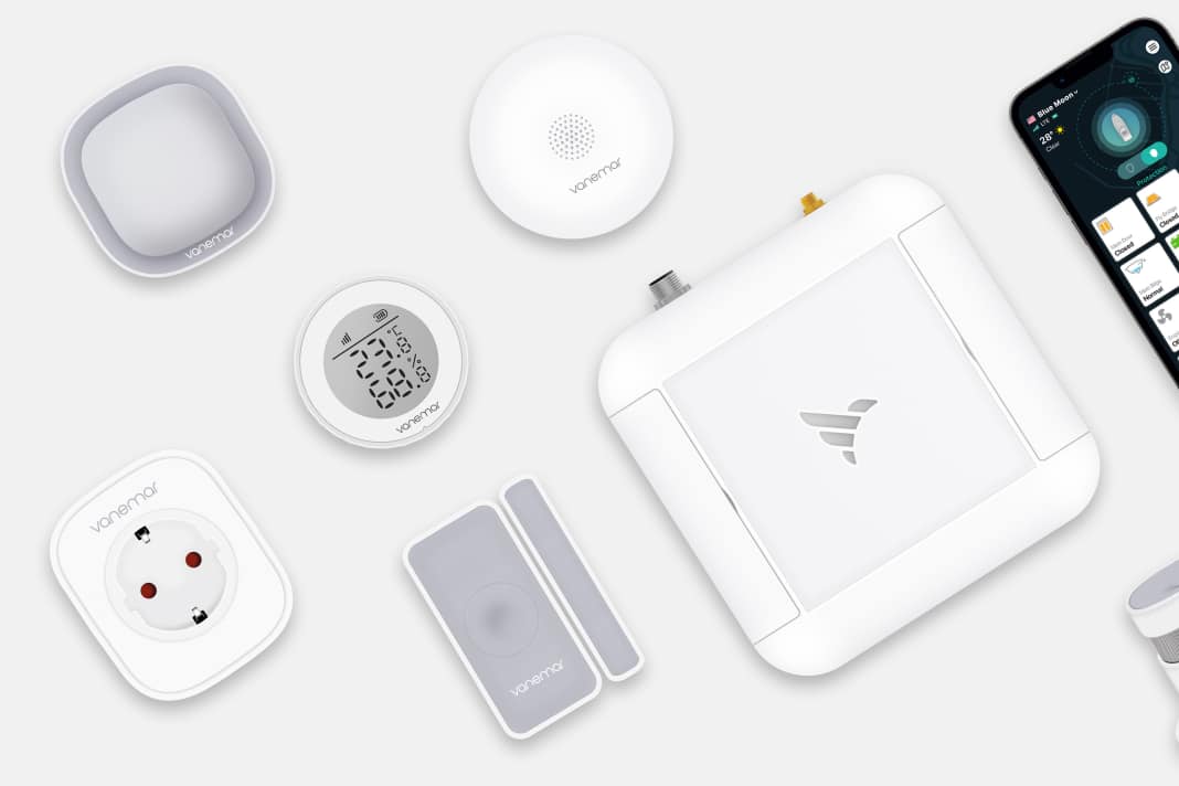 Il sistema è composto da un gateway centrale e da sensori collegati in modalità wireless.