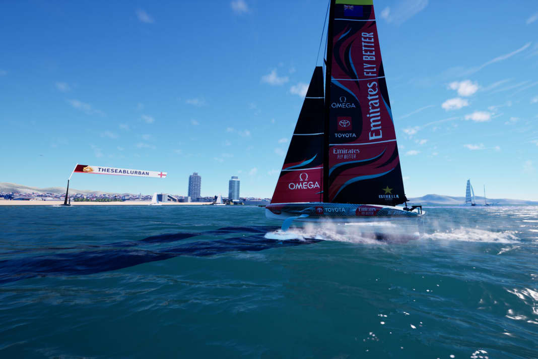 Nicht mehr nur den Profis vorbehalten: Virtuell abheben kann seit heute jeder America's-Cup-Fan