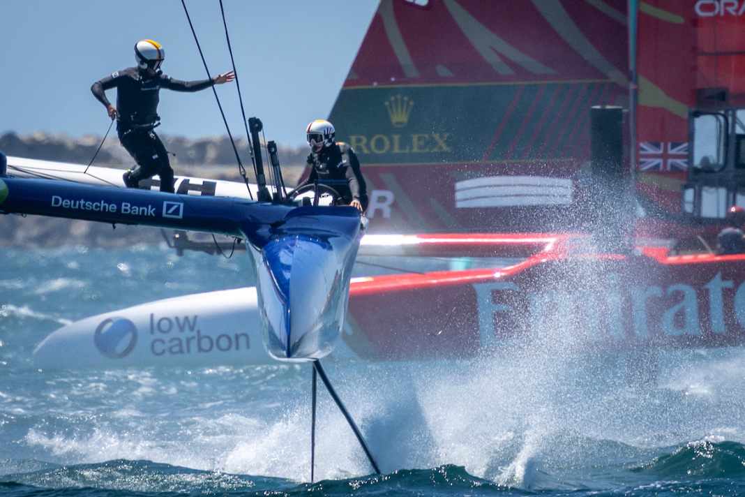 Erik Kosegarten-Heil und Team Germany kämpfen weiter um den Aufstieg im SailGP.