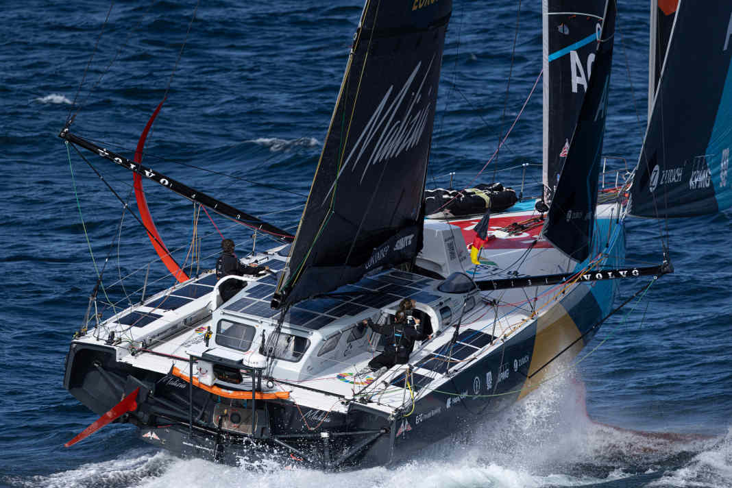 Impressions peu après le départ : Team Malizia.