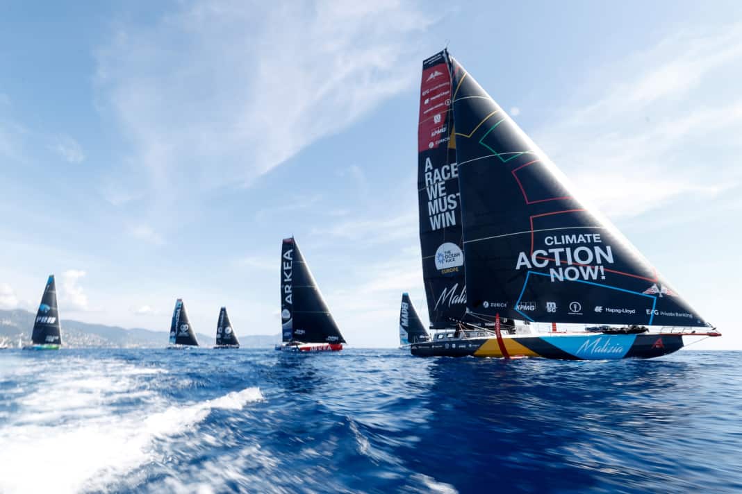 Keine Handvoll Knoten Wind gab es zum Start von Etappe fünf im Ocean Race Europe.