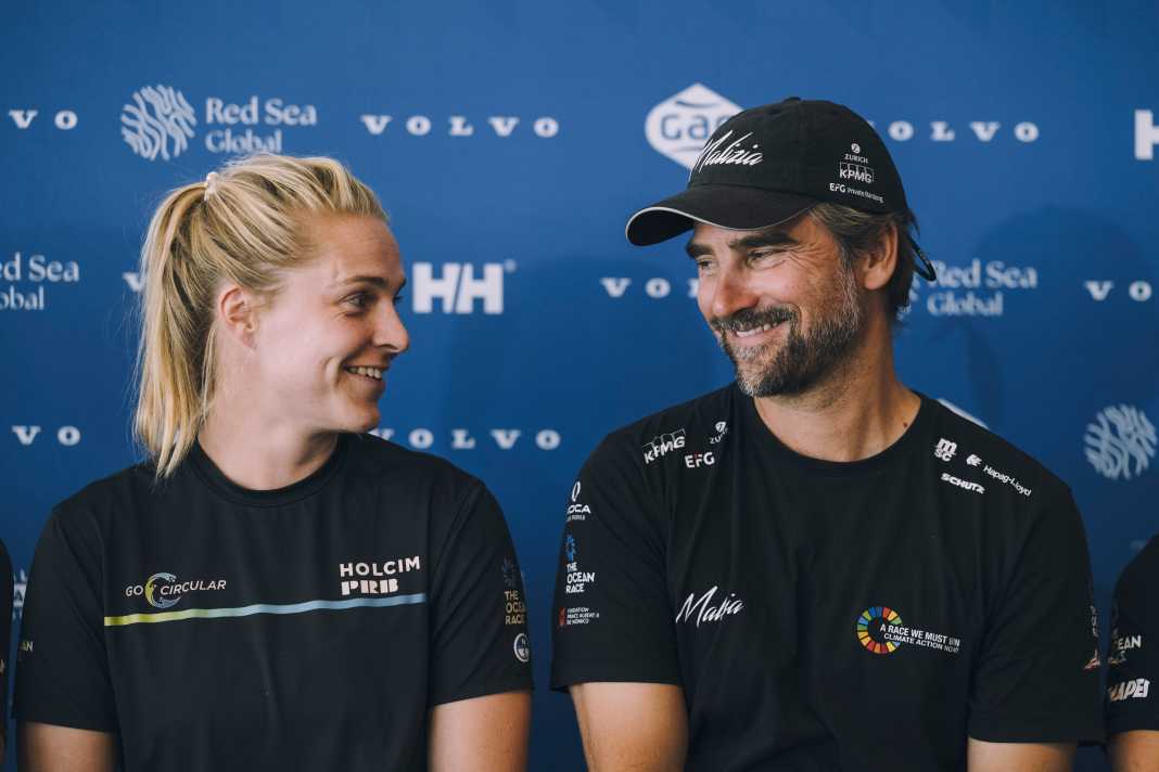 Pour le skipper de "Malizia - Seaexplorer" Boris Herrmann et la skipper de "Holcim-PRB" Rosalin Kuiper, l'enjeu de la course côtière finale est encore...