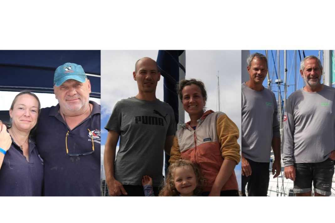 Three crews that reflect part of the diversity of ARC participants