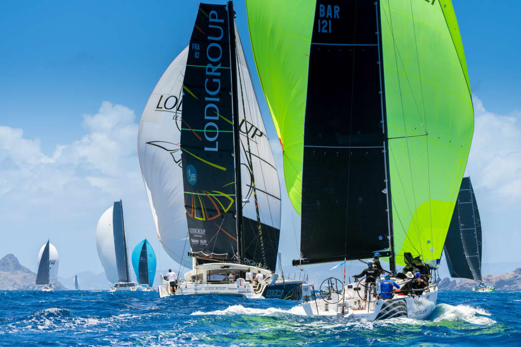 Bunt gemischtes Starterfeld zu den 12. Les Voiles de St. Barth
