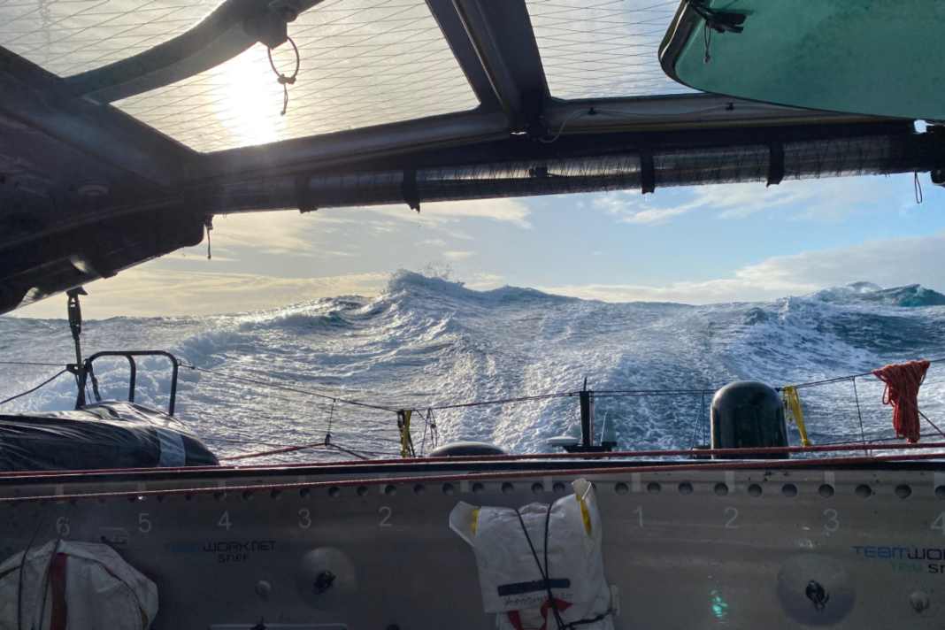 La vista sul retro da Justine Mettraux.