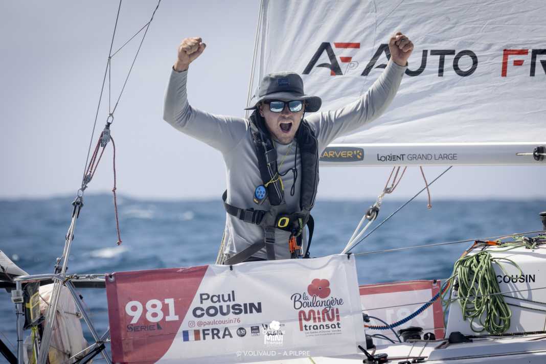 Paul Cousin won the race for the series boats.