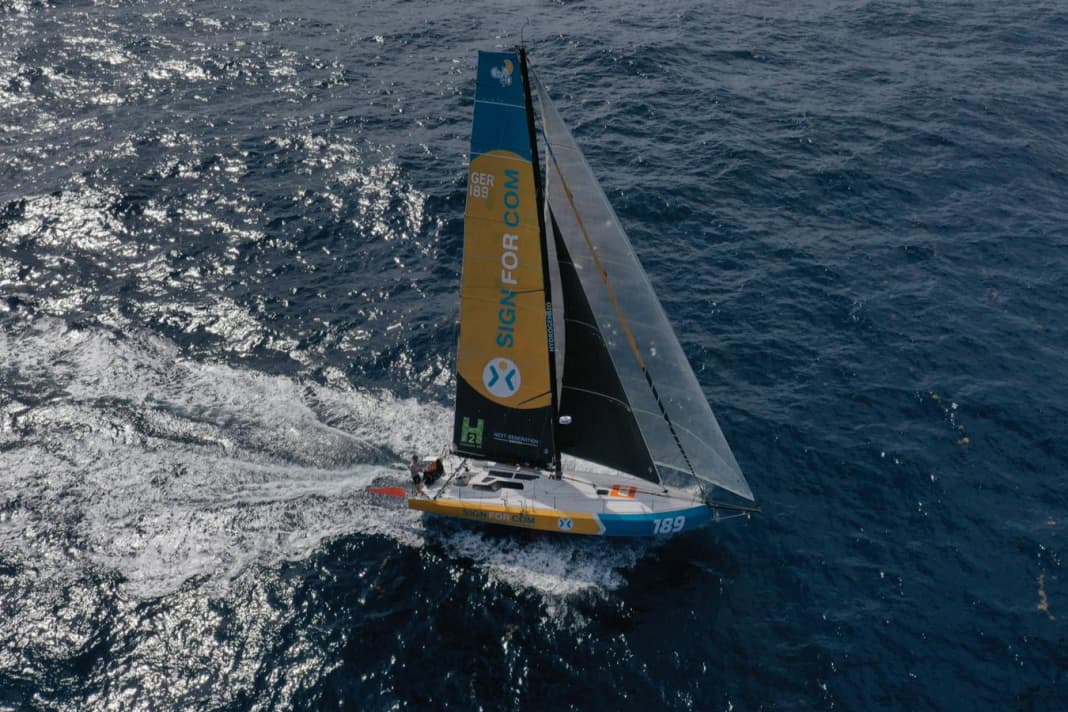 Die Class 40 "Sign for Com" startet im RORC Caribbean 600