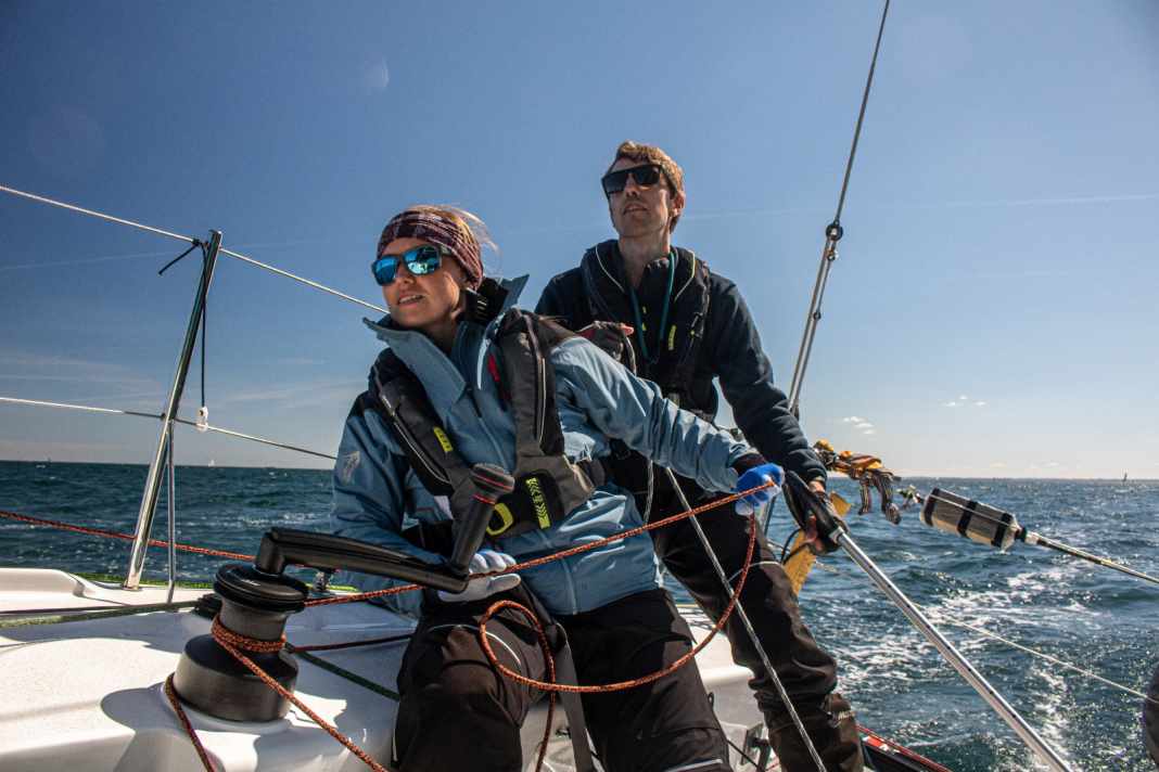 Sind als Team sehr gut eingespielt: Die ehemalige Mini-Transat Solistin Lina Rixgens und Sverre Reinke.