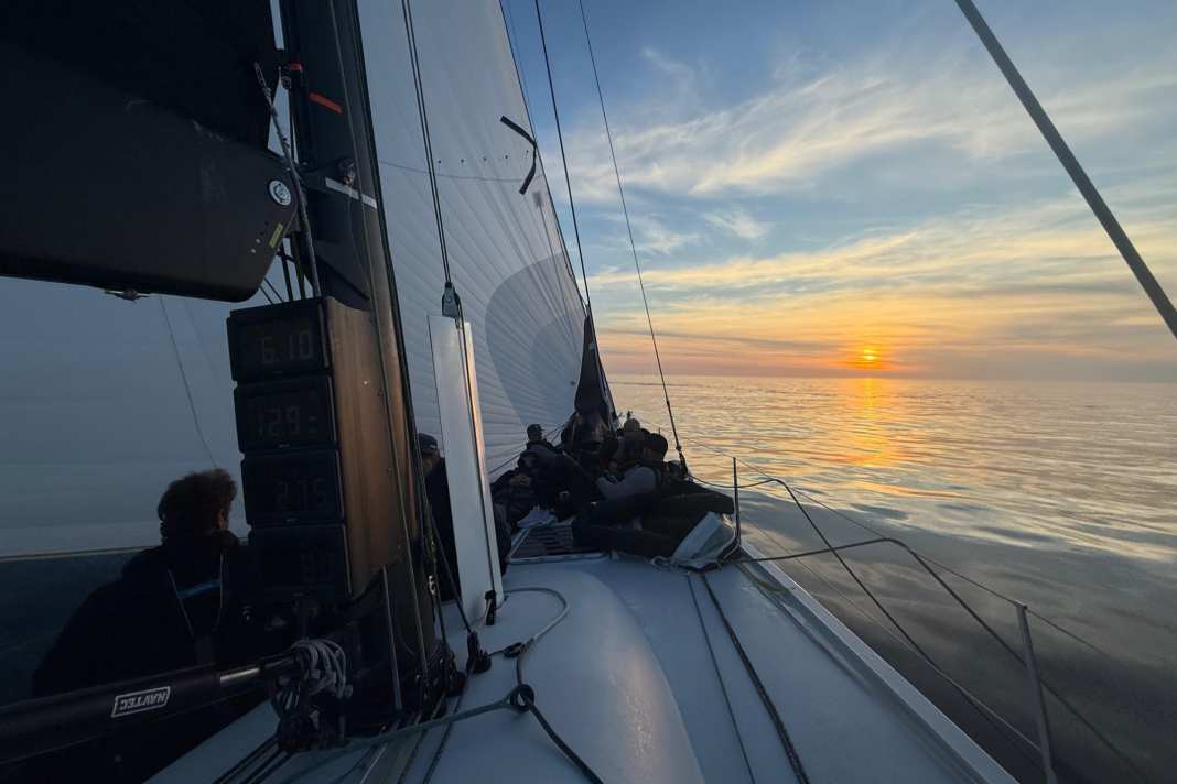 The "sundowner view" for the crew of the Elliot 52 SS "Rafale".