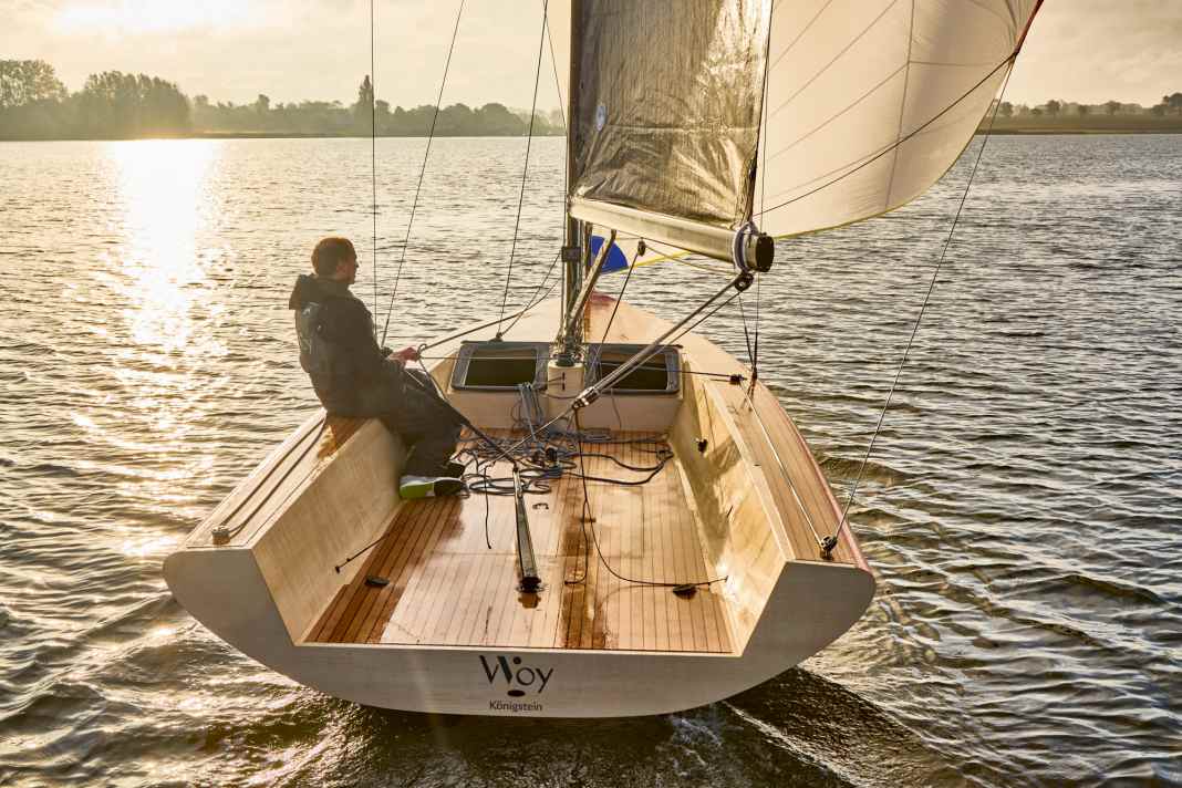 Noble and sleek: The Woy 26 takes the daysailer concept to a new level.