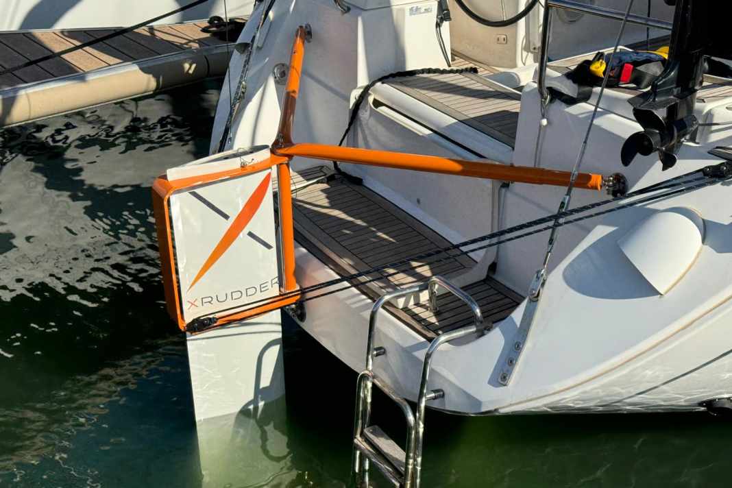X-Rudder emergency rudder system is only installed at the stern when required