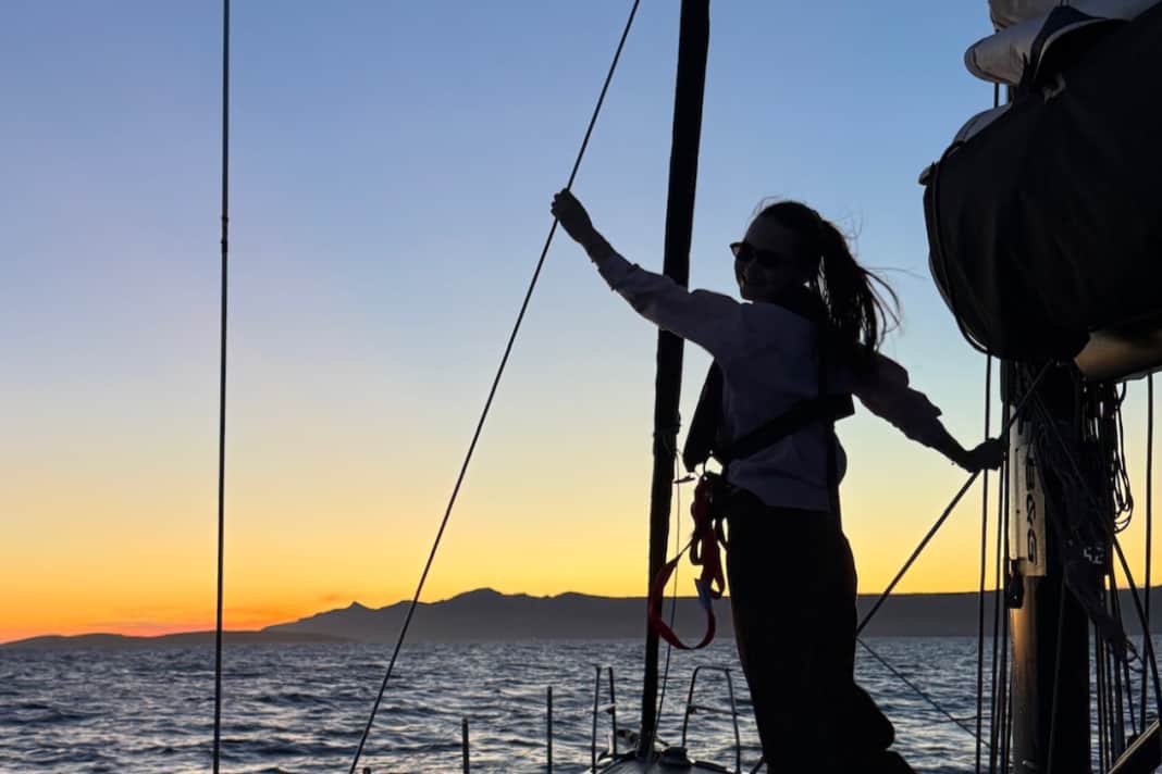 Segeln bis spät in die Abendstunden.