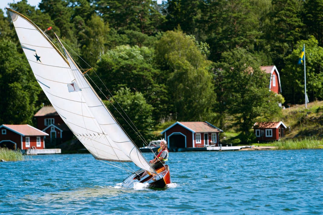 Die „Rubin“ hat bald sieben Jahrzehnte im Kielwasser. Sie trägt ein Gaffelrigg – heutzutage ein seltener Anblick