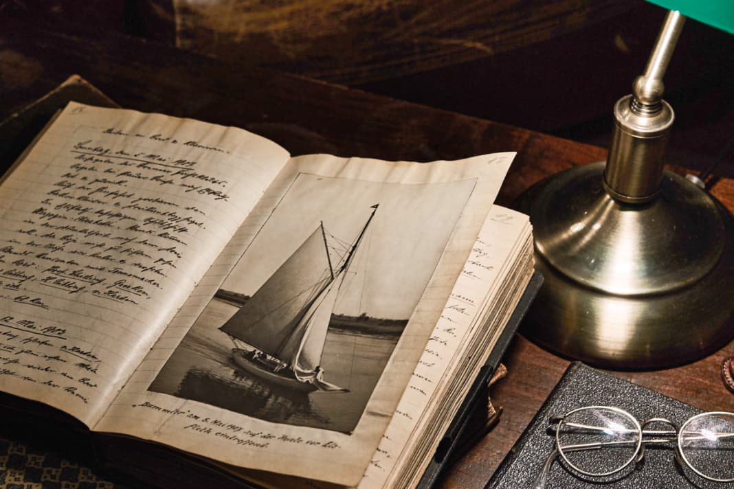 Browse through handwritten logbooks of the past ...