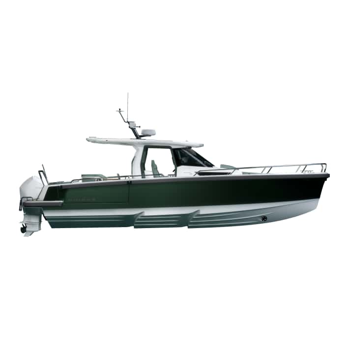Der Nimbus Sport Tender 35 aus Schweden.