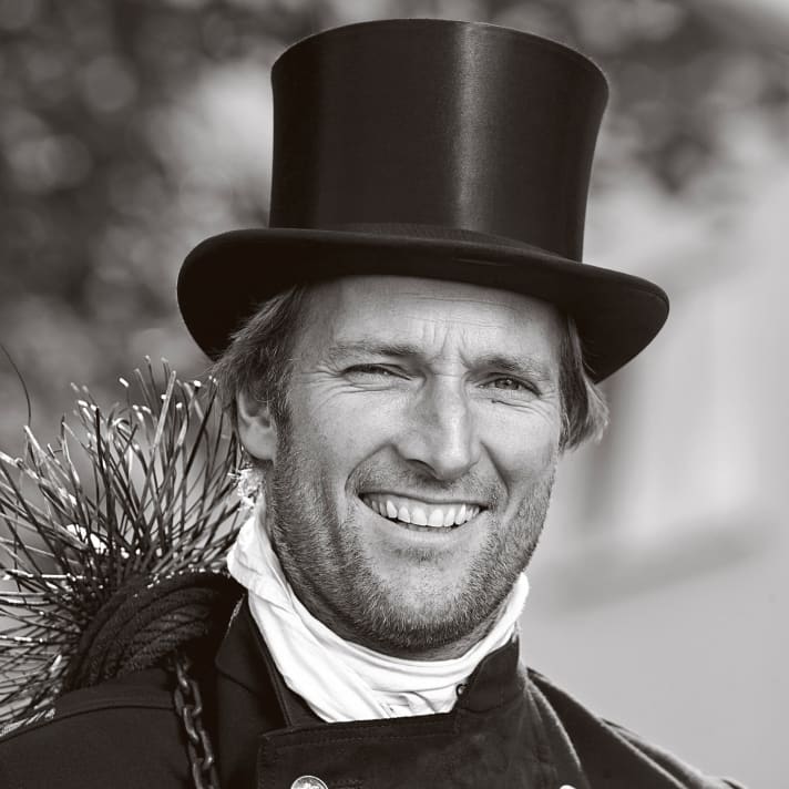 Bezirksschornsteinfeger Helge Wilkens - so kennen ihn nur wenige.