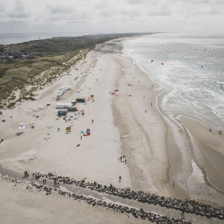 Zum ersten Mal Austragungsort eines Wingfoil World Cup - Hvide Sande