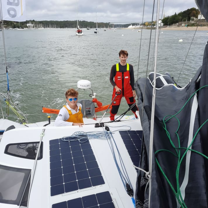 Lavorare insieme su "Meganisi": Lennart Burke e Melwin Fink