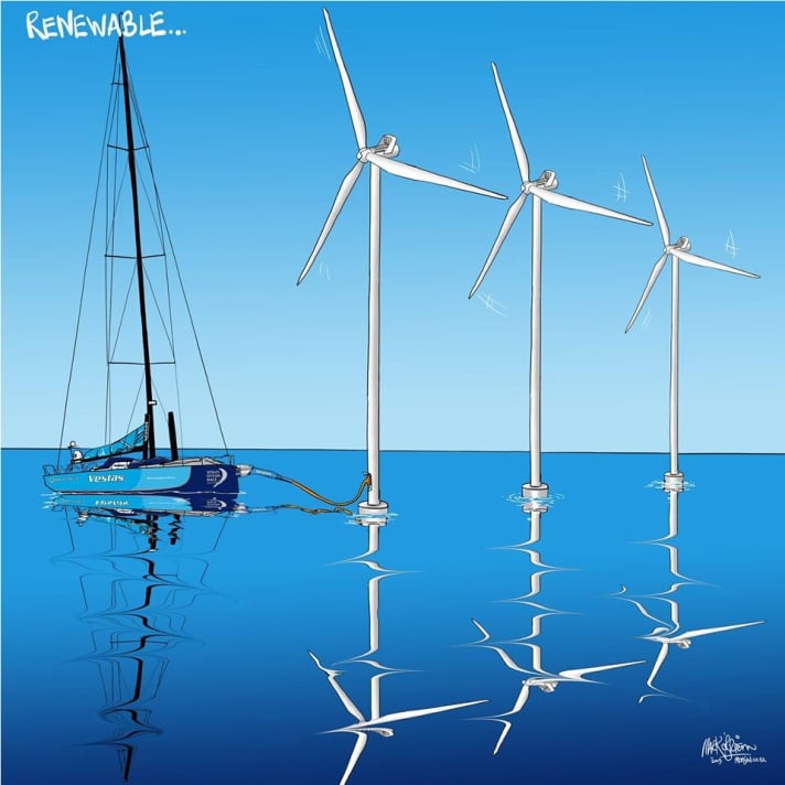   For the global energy company Vestas, the use of wind and waves makes sense. However, the 2014 team had imagined the realisation of the term "renewable" differently. The fact that they had to "renew" their boat after the reef collision was not the plan. The next race should go better under new management