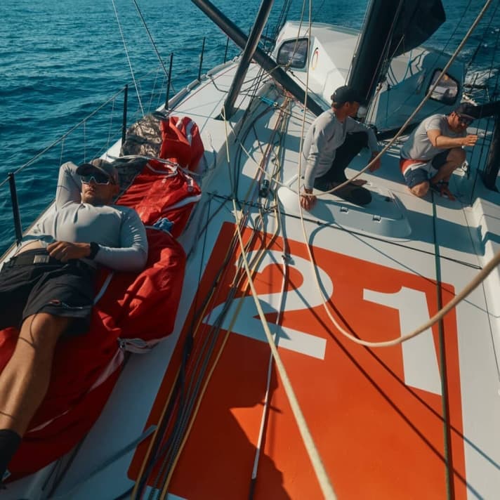   OTG grinder Phillip Kasüske posted this picture before the start and commented: "This is what it will look like most of the time."