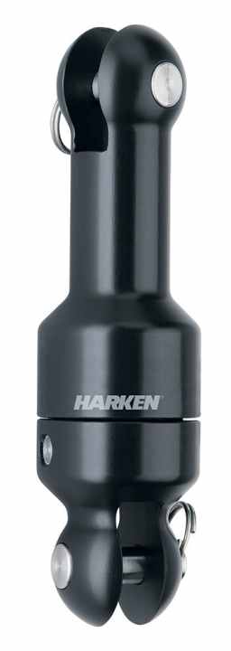   The top swivel has an axial needle bearing and is also designed to withstand the load peaks in strong wind regattas