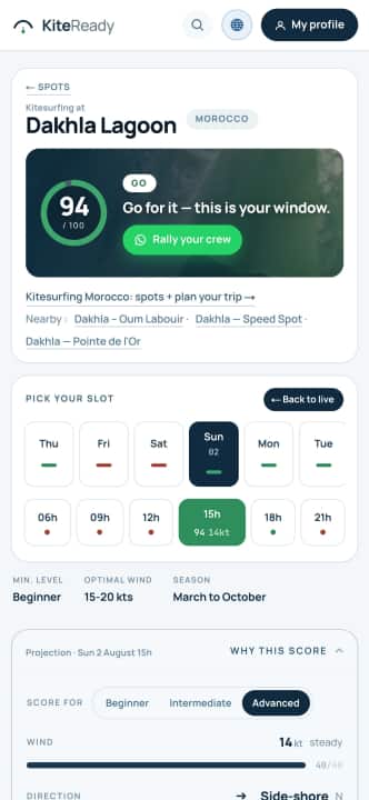 KiteReady app