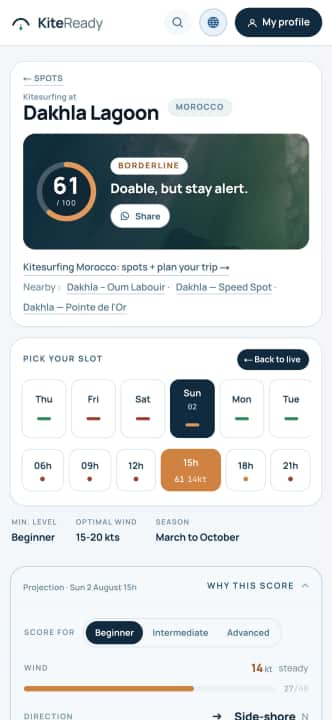 KiteReady app