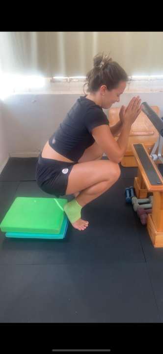   Sanni Beucke is pushing ahead with the healing process of her broken fibula