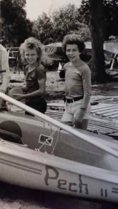 Les frères Baumgartner étaient déjà passionnés de voile à l'école