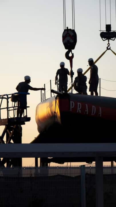   "Luna Rossa" auf dem Weg in ihr Element