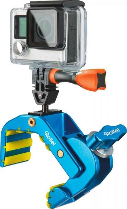   Con il morsetto Shark Pro, la telecamera può essere fissata a profili con una sezione trasversale compresa tra 25 e 65 millimetri.