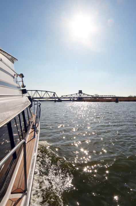   Die Meiningenbrücke bei Zingst.