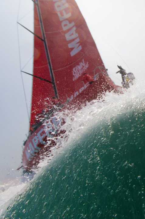   Photographer Pedro Martinez provides a foretaste of the tests that lie ahead for the crews with this artfully staged image