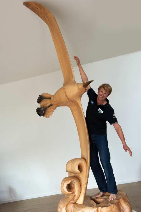   Würde jetzt am liebsten dem Ziel entgegenfliegen wie ein Albatross: Jean-Pierre Dick