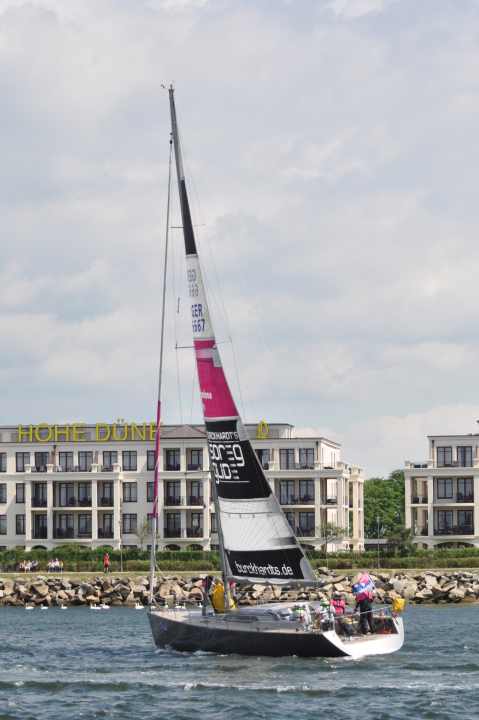   The "Kallisto" before the Round Bornholm regatta