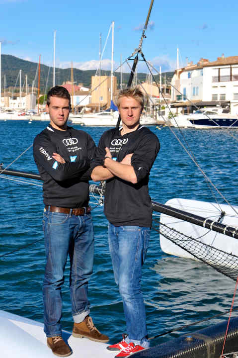   Philipp Buhl (l.) und Erik Heil vom STG sind dabei