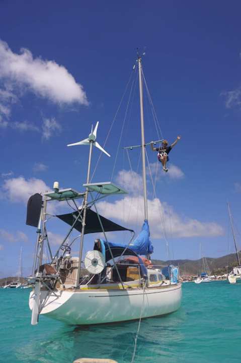   Lennart at the rig check