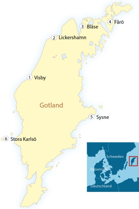 L'île de Gotland.