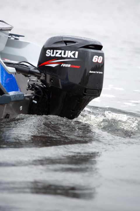 Trolling systems, like here on the Suzuki DF60, enable "creep speed" for trolling. | n.